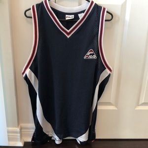 2/$60 FILA basketball tank top from the late 90s